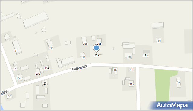 Niewiesz-Kolonia, Niewiesz-Kolonia, 38a, mapa Niewiesz-Kolonia