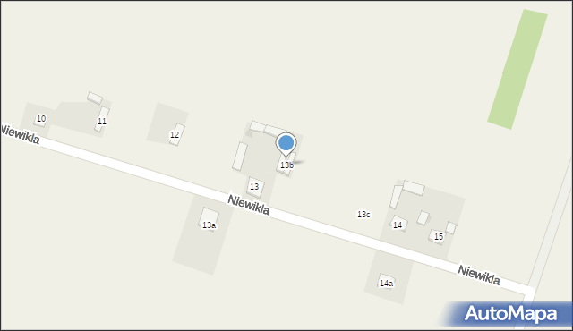 Niewikla, Niewikla, 13b, mapa Niewikla