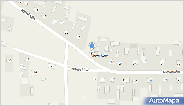 Niewirków, Niewirków, 24, mapa Niewirków
