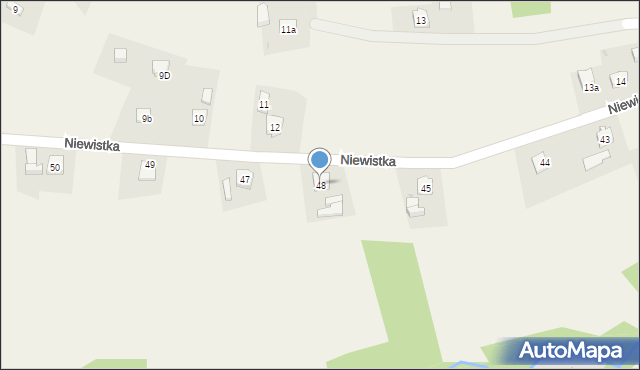 Niewistka, Niewistka, 48, mapa Niewistka