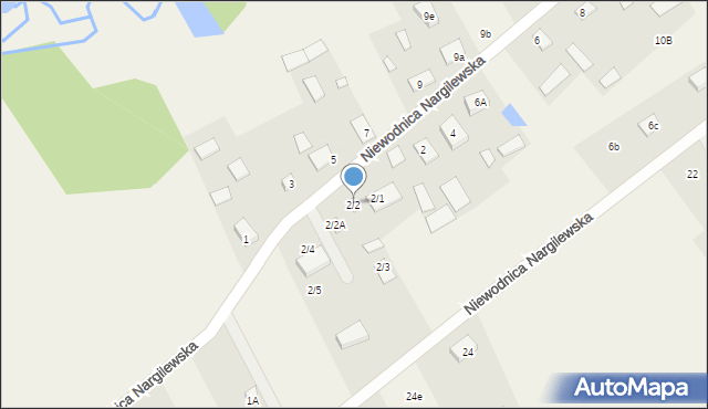 Niewodnica Nargilewska, Niewodnica Nargilewska, 2/2, mapa Niewodnica Nargilewska
