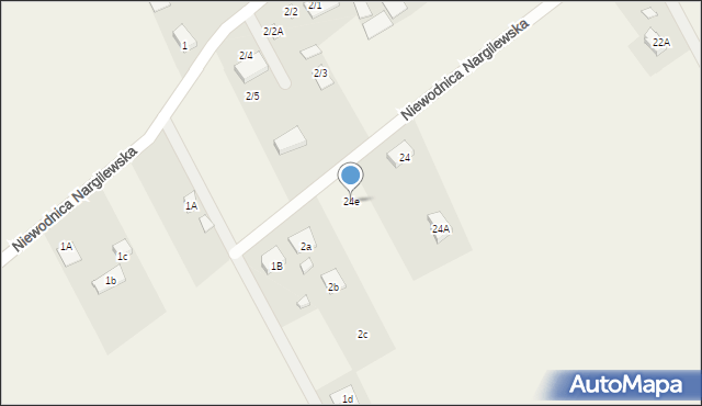 Niewodnica Nargilewska, Niewodnica Nargilewska, 24e, mapa Niewodnica Nargilewska