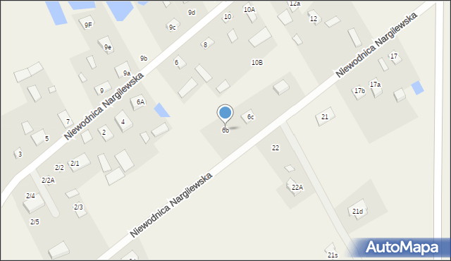 Niewodnica Nargilewska, Niewodnica Nargilewska, 6b, mapa Niewodnica Nargilewska