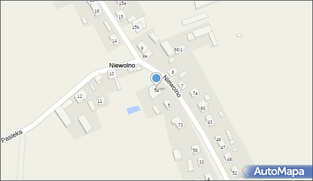 Niewolno, Niewolno, 5a, mapa Niewolno