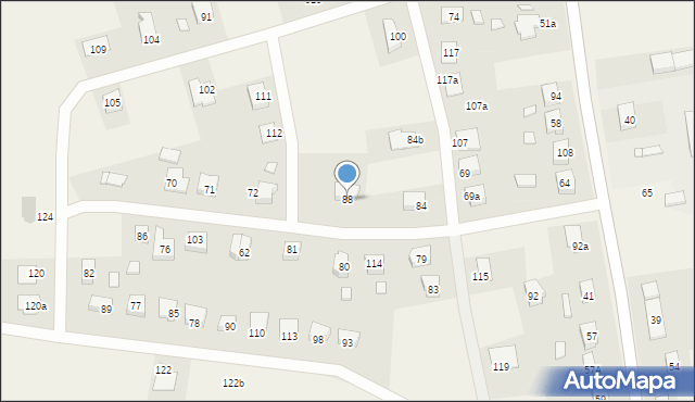 Niewolno, Niewolno, 88, mapa Niewolno