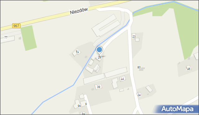 Niezdów, Niezdów, 29, mapa Niezdów