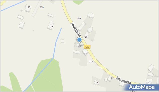 Niezgoda, Niezgoda, 12, mapa Niezgoda