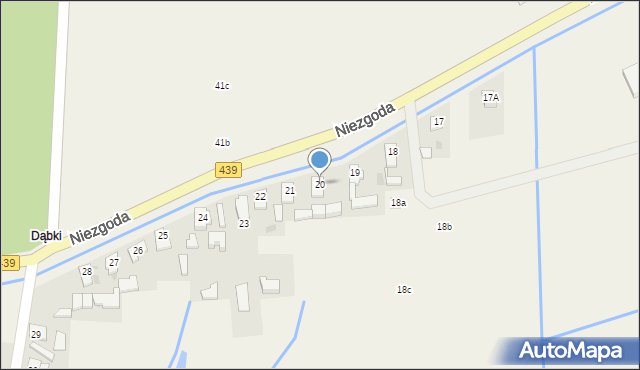 Niezgoda, Niezgoda, 20, mapa Niezgoda