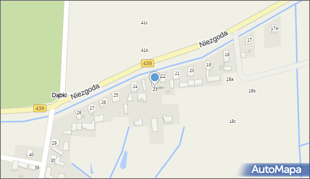 Niezgoda, Niezgoda, 23, mapa Niezgoda