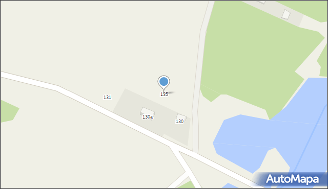 Nieznamierowice, Nieznamierowice, 135, mapa Nieznamierowice