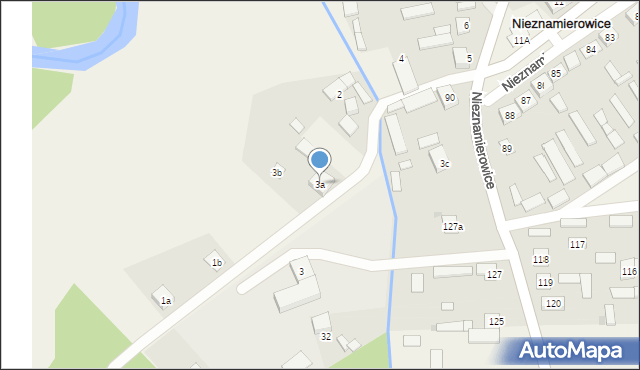 Nieznamierowice, Nieznamierowice, 3a, mapa Nieznamierowice