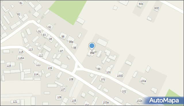 Nieznamierowice, Nieznamierowice, 99a, mapa Nieznamierowice