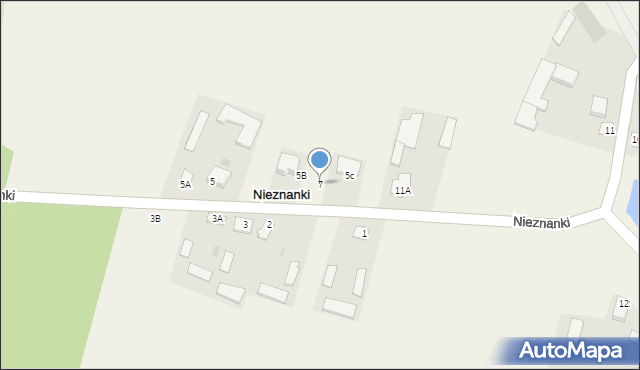 Nieznanki, Nieznanki, 7, mapa Nieznanki