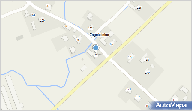 Nieznanowice, Nieznanowice, 23, mapa Nieznanowice