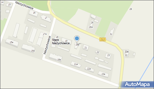 Nieżychowice, Nieżychowice, 20, mapa Nieżychowice