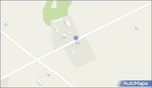 Nieżychowice, Nieżychowice, 71, mapa Nieżychowice