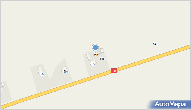 Nieżychowo, Nieżychowo, 55b, mapa Nieżychowo