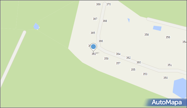 Nieżywięć, Nieżywięć, 361, mapa Nieżywięć