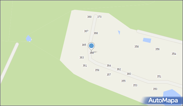 Nieżywięć, Nieżywięć, 366, mapa Nieżywięć