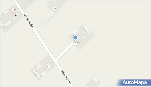 Nikodemów, Nikodemów, 21, mapa Nikodemów