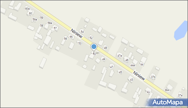 Niniew, Niniew, 51, mapa Niniew