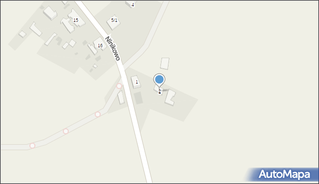 Ninikowo, Ninikowo, 2, mapa Ninikowo