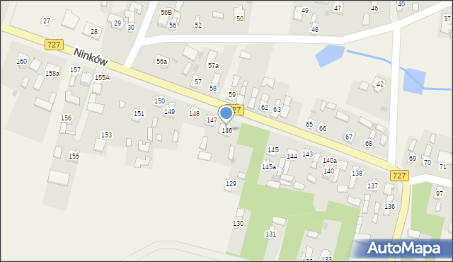 Ninków, Ninków, 146, mapa Ninków