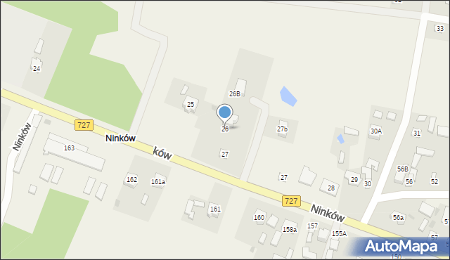 Ninków, Ninków, 26, mapa Ninków