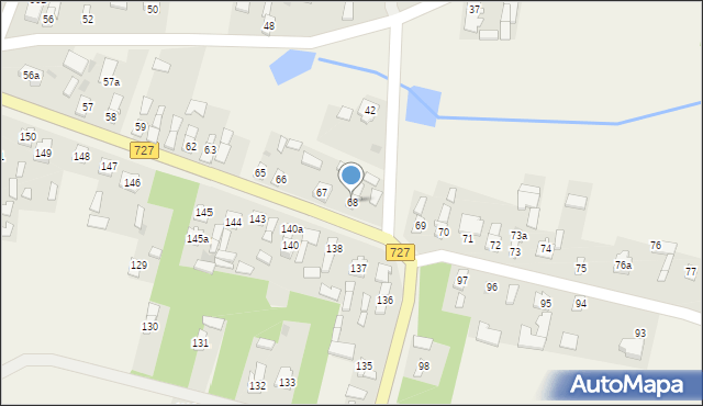 Ninków, Ninków, 68, mapa Ninków