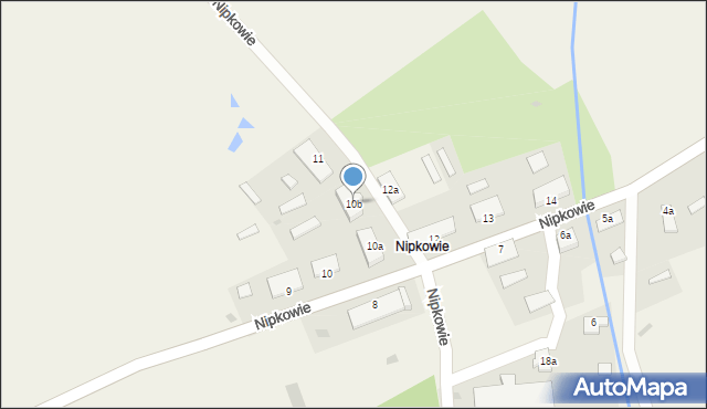 Nipkowie, Nipkowie, 10b, mapa Nipkowie
