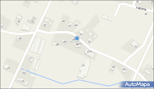 Niskowa, Niskowa, 184, mapa Niskowa