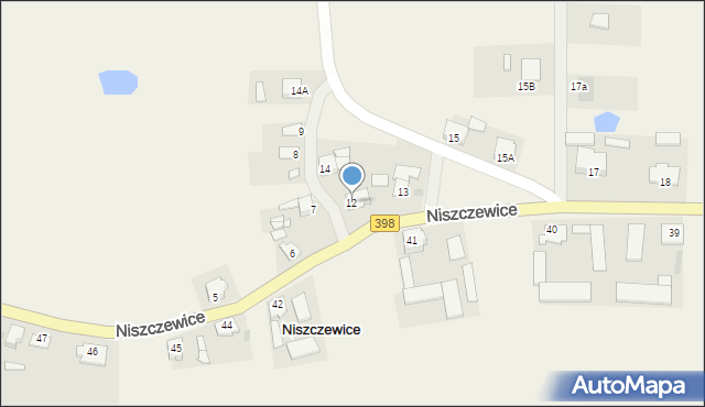 Niszczewice, Niszczewice, 12, mapa Niszczewice