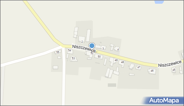 Niszczewice, Niszczewice, 51, mapa Niszczewice