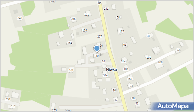 Niwka, Niwka, 30, mapa Niwka