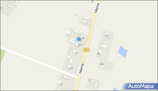 Niwna, Niwna, 29, mapa Niwna