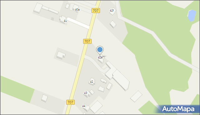 Niwna, Niwna, 42a, mapa Niwna