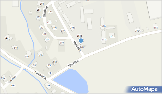 Niwnica, Niwnica, 153a, mapa Niwnica