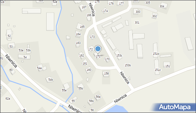 Niwnica, Niwnica, 171, mapa Niwnica