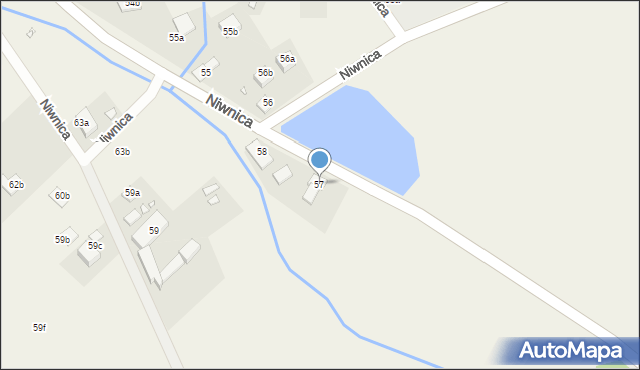 Niwnica, Niwnica, 57, mapa Niwnica