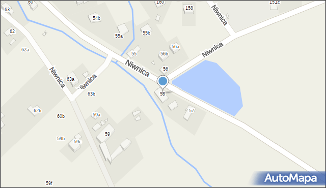 Niwnica, Niwnica, 58, mapa Niwnica