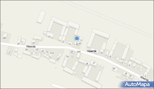 Niwnik, Niwnik, 10, mapa Niwnik