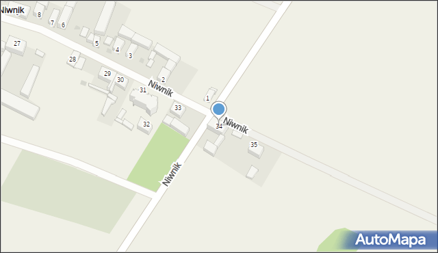 Niwnik, Niwnik, 34, mapa Niwnik