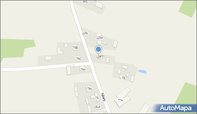 Niwy, Niwy, 125, mapa Niwy