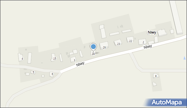 Niwy, Niwy, 24, mapa Niwy