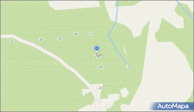 Niwy Ostrołęckie, Niwy Ostrołęckie, 20a, mapa Niwy Ostrołęckie