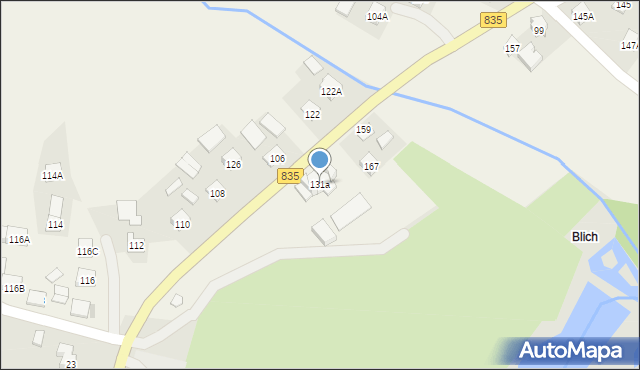 Niżatyce, Niżatyce, 131a, mapa Niżatyce