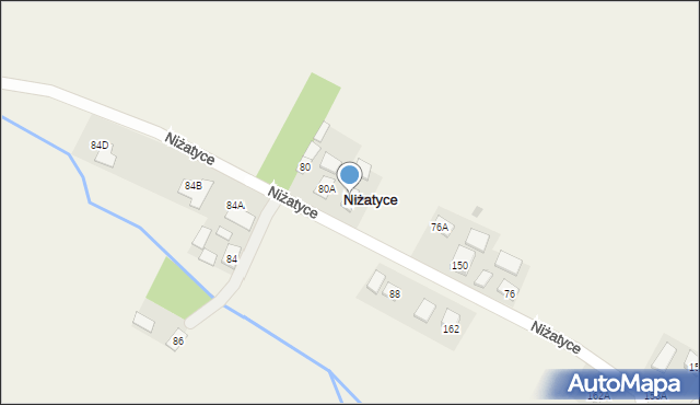 Niżatyce, Niżatyce, 78, mapa Niżatyce