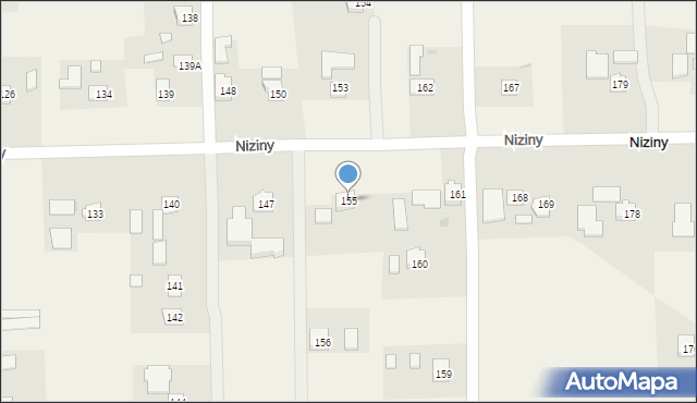 Niziny, Niziny, 155, mapa Niziny
