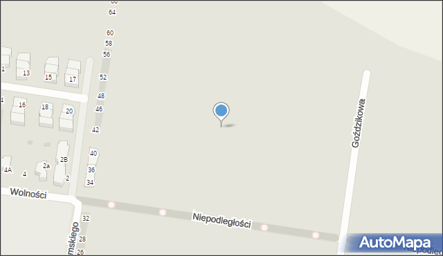 Ożarów Mazowiecki, Niepodległości, 24g, mapa Ożarów Mazowiecki