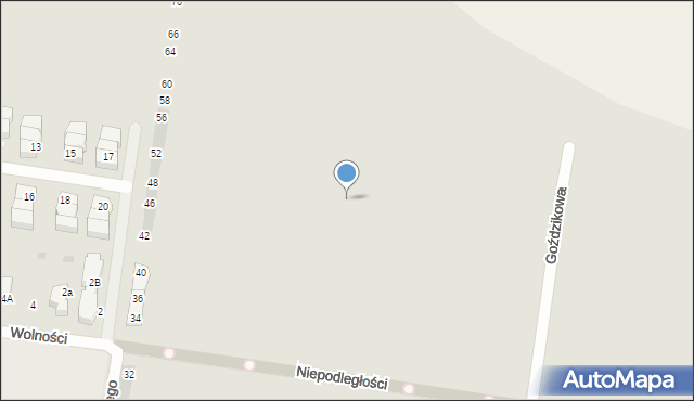 Ożarów Mazowiecki, Niepodległości, 24j, mapa Ożarów Mazowiecki